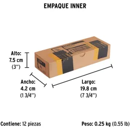 Brochas Profesionales 1" 40x8mm ResisteSolvente Pretul 21524 Pretul-Brochas Profesionales 1" 40x8mm ResisteSolvente Pretul 21524