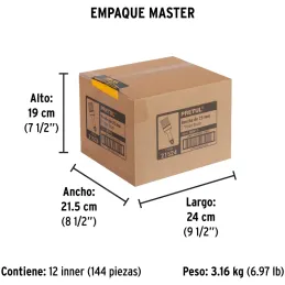 Brochas Profesionales 1" 40x8mm ResisteSolvente Pretul 21524 Pretul-Brochas Profesionales 1" 40x8mm ResisteSolvente Pretul 21524