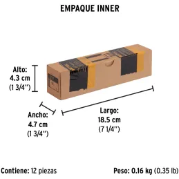 Brochas Profesionales 1/2" 40x6.3mm ResisteSolvente Pretul 21532 Pretul-Brochas Profesionales 1/2" 40x6.3mm ResisteSolvente Pret