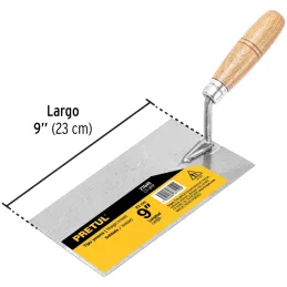 Plancha de Batir 9", Dureza 45 a 50 HRc, para Albañaleria, CT-9YP 21049 Pretul Pretul-Plancha de Batir 9", Dureza 45 a 50 HRc, p