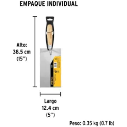 Plancha de Batir 9", Dureza 45 a 50 HRc, para Albañaleria, CT-9YP 21049 Pretul Pretul-Plancha de Batir 9", Dureza 45 a 50 HRc, p