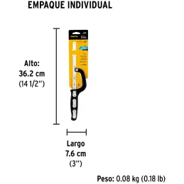 Mini Arco de Plastico 12" con Sierra de 24 dpp, para corte en espacios reducidos, MAT-12P 20002 Pretul Pretul-Mini Arco de Plast