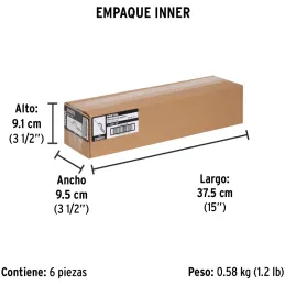 Mini Arco de Plastico 12" con Sierra de 24 dpp, para corte en espacios reducidos, MAT-12P 20002 Pretul Pretul-Mini Arco de Plast