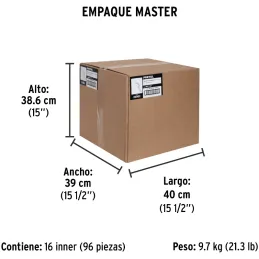 Mini Arco de Plastico 12" con Sierra de 24 dpp, para corte en espacios reducidos, MAT-12P 20002 Pretul Pretul-Mini Arco de Plast