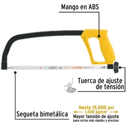 Arco de Sierra de Solera 12", Posiciones 90 y 180 grados, APS-12 20017 Pretul Pretul-Arco de Sierra de Solera 12", Posiciones 90