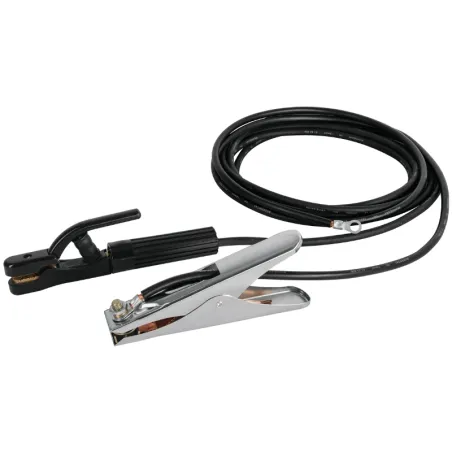 Juego Porta Electrodo y Tenaza de Tierra 300A, CT 2 m 6 AWG PE 4 m 6AWG, CAB-300P 24349 Pretul Pretul-Juego Porta Electrodo y Te