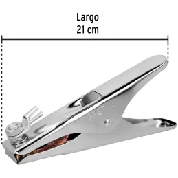 Tenaza para Tierra, en Acero Galvanizado 500A, Longitud 210mm Peso 282g, PTI-500P 24235 Pretul Pretul-Tenaza para Tierra, en Ace