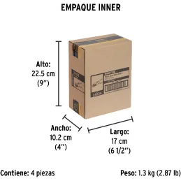 Tenaza para Tierra, en Acero Galvanizado 500A, Longitud 210mm Peso 282g, PTI-500P 24235 Pretul Pretul-Tenaza para Tierra, en Ace
