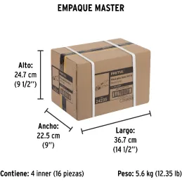 Tenaza para Tierra, en Acero Galvanizado 500A, Longitud 210mm Peso 282g, PTI-500P 24235 Pretul Pretul-Tenaza para Tierra, en Ace