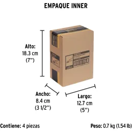 Tenaza para Tierra, en Acero Galvanizado 300A, Longitud 170mm Peso 133g, PTI-300P 24234 Pretul Pretul-Tenaza para Tierra, en Ace