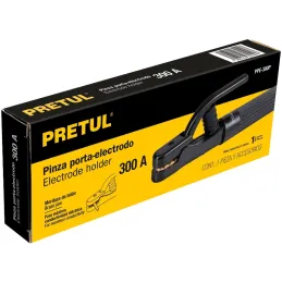 Tenaza Porta Electrodo Capacidad 300A, 345g Longitud 233mm Cable Calibre 3 AWG, PPE-300P 24232 Pretul Pretul-Tenaza Porta Electr