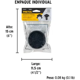 Cartucho de Repuesto Gase Acidos RES-1-P RES-2-P, CF-GA-P 23396 Pretul Pretul-Cartucho de Repuesto Gase Acidos RES-1-P RES-2-P, 
