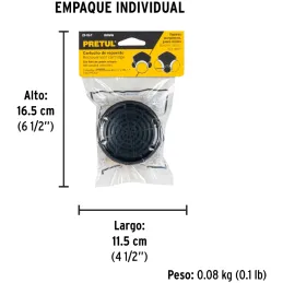 Cartucho de Repuesto Vapores Inorganicos RES-1-P RES-2-P, CF-VI-P 23395 Pretul Pretul-Cartucho de Repuesto Vapores Inorganicos R