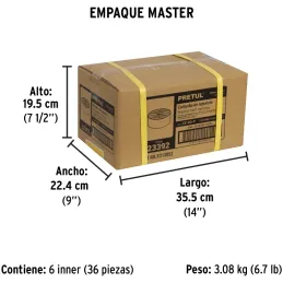 Cartucho de Repuesto Vapores Organicos para Respirador RES-1-P RES-2-P, CF-VO-P 23392 Pretul Pretul-Cartucho de Repuesto Vapores