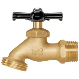 Caño para Jardin Conexión Roscada Macho 1/2" Salida 3/4", de Laton 100g, LL-JAR-P 22146 Pretul Pretul-Caño para Jardin Conexión 