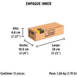 Caño para Jardin Conexión Roscada Macho 1/2" Salida 3/4", de Laton 100g, LL-JAR-P 22146 Pretul Pretul-Caño para Jardin Conexión 