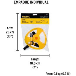 Aspersor Plastico 3 Brazos de ABS chorro fino 3/4", Alcance 3.5m, 50 PSI, Area 360, REG-2P 20069 Pretul Pretul-Aspersor Plastico