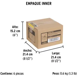 Aspersor Plastico 3 Brazos de Aluminio 3/4", Alcance 5m, 50 PSI, Area 360, REG-3 20065 Pretul Pretul-Aspersor Plastico 3 Brazos 