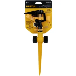 Aspersor Plastico 2 vias Entrada 3/4", Estaca 19.5cm, Alcance 8m, Area 360, 50 PSI, ASPRO-11X 20060 Pretul Pretul-Aspersor Plast