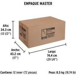 Aspersor Plastico 2 vias Entrada 3/4", Estaca 19.5cm, Alcance 8m, Area 360, 50 PSI, ASPRO-11X 20060 Pretul Pretul-Aspersor Plast