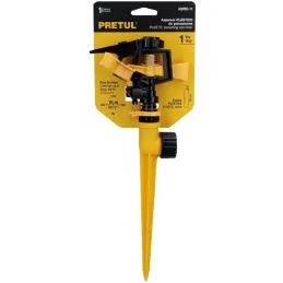 Aspersor Plastico 1 via Entrada 3/4", Estaca 19.5cm, Alcance 8m, Area 360, 50 PSI, ASPRO-11 20055 Pretul Pretul-Aspersor Plastic