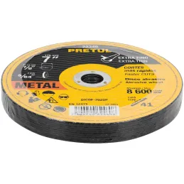 Discos Corte Metal 7" x1.8mm T41 Oxido de Alumino, DICOF-7020P 22346 Pretul Pretul-Discos Corte Metal 7" x1.8mm T41 Oxido de Alu