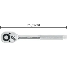 Ratchet de Liberacion rapida, cabeza de pera, encastre 1/2", Acero al Carbono, M-5452PB 21152 Pretul Pretul-Ratchet de Liberacio