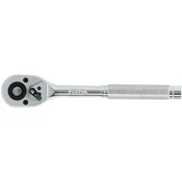 Ratchet de Liberacion Rapida, Cabeza de Pera, E3/8" acero al carbono Pretul 21161 Pretul-Ratchet de Liberacion Rapida, Cabeza de