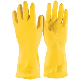 Guantes de Latex Talla M Afelpado para limpieza Pretul 23260 Pretul-Guantes de Latex Talla M Afelpado para limpieza Pretul 23260