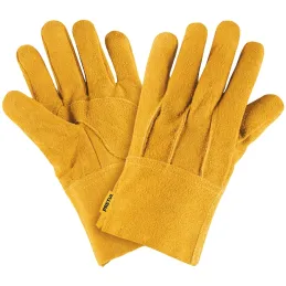 Guantes de Carnaza Unitalla con puño corto de seguridad, para soldadura y Mantenimiento Pretul 23262 Pretul-Guantes de Carnaza U