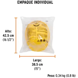Casco de Seguridad Amarillo AjusteIntervalos 2200V Pretul 25037 Pretul-Casco de Seguridad Amarillo AjusteIntervalos 2200V Pretul