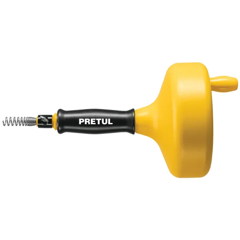 Destapacaños 4.5 m, Cable de acero al carbono, para obstruciones sencillas, DECA-15P 22880 Pretul Truper-Destapacaños 4.5 m, Cab