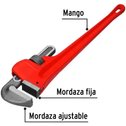 Llave Stilson 24" A64mm, STI-24P 22015 Pretul Pretul-Llave Stilson 24" A64mm, STI-24P 22015 Pretul Mordaza ajustable, forjada en