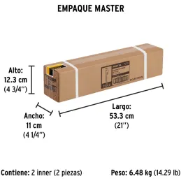 Llave Stilson 24" A64mm, STI-24P 22015 Pretul Pretul-Llave Stilson 24" A64mm, STI-24P 22015 Pretul Mordaza ajustable, forjada en