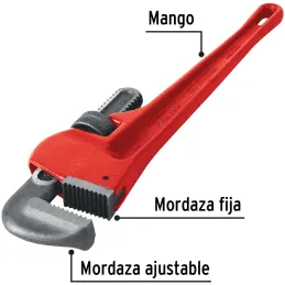 Llave Stilson 18" A51mm, STI-18P 22014 Pretul Pretul-Llave Stilson 18" A51mm, STI-18P 22014 Pretul Mordaza ajustable, forjada en