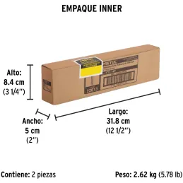 Llave Stilson 14" A38mm, STI-14P 22013 Pretul Pretul-Llave Stilson 14" A38mm, STI-14P 22013 Pretul Mordaza ajustable, forjada en