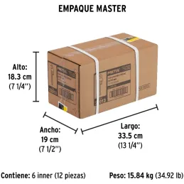 Llave Stilson 14" A38mm, STI-14P 22013 Pretul Pretul-Llave Stilson 14" A38mm, STI-14P 22013 Pretul Mordaza ajustable, forjada en