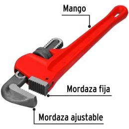 Llave Stilson 12" A32mm, STI-12P 22012 Pretul Pretul-Llave Stilson 12" A32mm, STI-12P 22012 Pretul Mordaza ajustable, forjada en