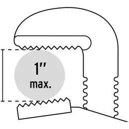 Llave Stilson 10" A25mm, STI-10P 22011 Pretul Pretul-Llave Stilson 10" A25mm, STI-10P 22011 Pretul Mordaza ajustable, forjada en
