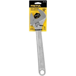 Llave Francesa 12" A1-5/16" Cromadas Pretul 21817 Pretul-Llave Francesa 12" A1-5/16" Cromadas Pretul 21817 Forjado en acero al c