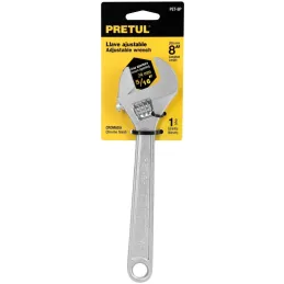 Llave Francesa 8" A15/16" Cromadas Pretul 21815 Pretul-Llave Francesa 8" A15/16" Cromadas Pretul 21815 Forjado en acero al carbo