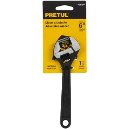 Llave Francesa 6" A3/4" ACarbono Fosfatadas Pretul 21822 Pretul-Llave Francesa 6" A3/4" ACarbono Fosfatadas Pretul 21822 Forjado