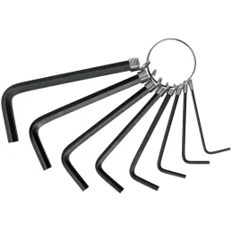 Juegos de 8 Llaves Allen MM Pretul 21851 Pretul-Juegos de 8 Llaves Allen MM Pretul 21851 Fabricadas en acero al carbono Acabado 