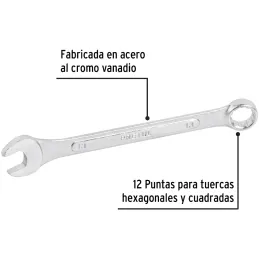 Llaves Boca 13mm Mixta Combinada CrVanadio Pretul 21907 Pretul-Llaves Boca 13mm Mixta Combinada CrVanadio Pretul 21907 Fabricada