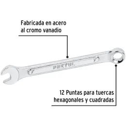 Llaves Boca 7mm Mixta Combinada CrVanadio Pretul 21901 Pretul-Llaves Boca 7mm Mixta Combinada CrVanadio Pretul 21901 Fabricada e