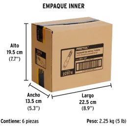 Juego Desarmadores Multipunta 6 Puntas y 7 dados Tipo Ratchet, PPMagnetico Acero al Cromo Vanadio, DES-14P 22974 Pretul Pretul-J