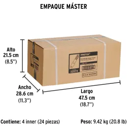 Juego Desarmadores Multipunta 6 Puntas y 7 dados Tipo Ratchet, PPMagnetico Acero al Cromo Vanadio, DES-14P 22974 Pretul Pretul-J