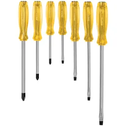 Juego Desarmadores 7 Pza de Golpe Punta Magnetizadas, Mango PVC, J-DIMP-7 21378 Pretul Pretul-Juego Desarmadores 7 Pza de Golpe 