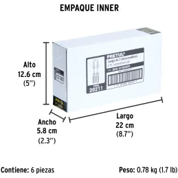 Juego Desarmadores 2 Pza 3/16" MangoPVC Pretul 20211 Pretul-Juego Desarmadores 2 Pza 3/16" MangoPVC Pretul 20211 Barra de acero 