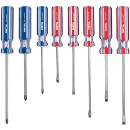 Juego Desarmadores 8 Pza 3/16 1/4" Mango de PVC, JD-8BP 20213 Pretul Pretul-Juego Desarmadores 8 Pza 3/16 1/4" Mango de PVC, JD-